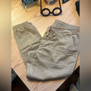 Men's Tan Jogger Pants